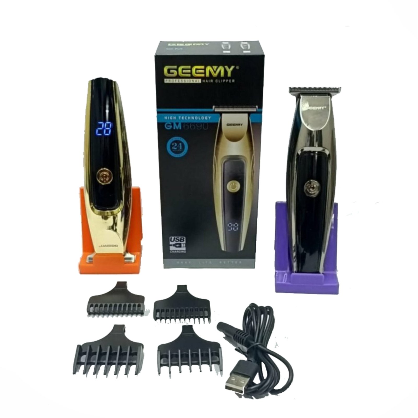GEEMY TRIMMER GM-6690 - Image 2