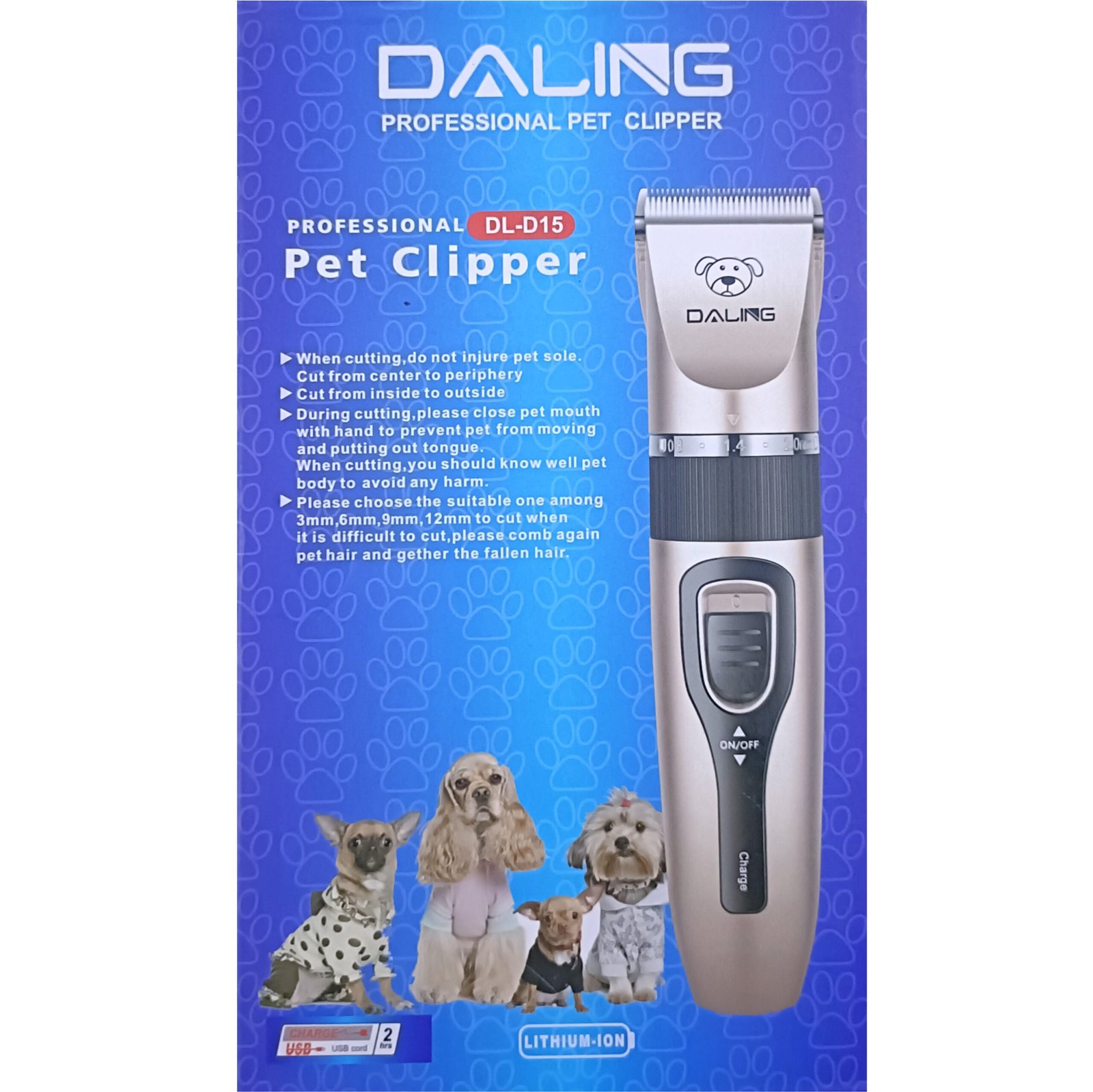Pet Hair Trimmer DALING DL D-15 - Image 4