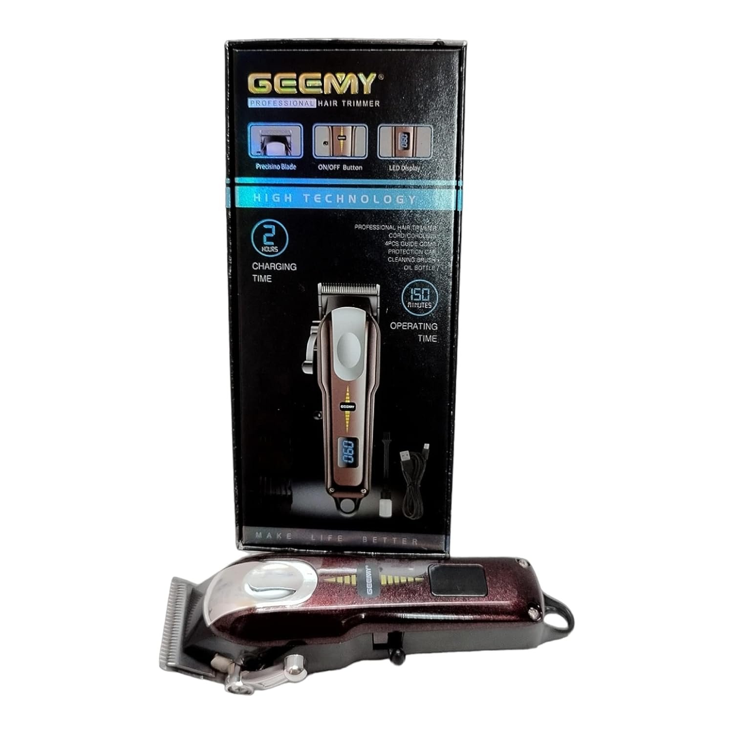 GEEMY TRIMMER GM-6715 - Image 5