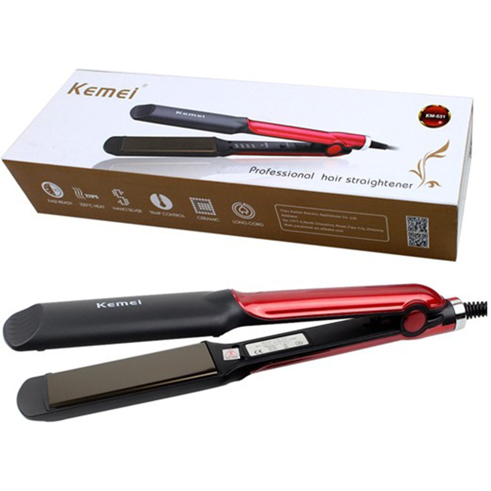 Hair Straightener KM-531 - Image 6