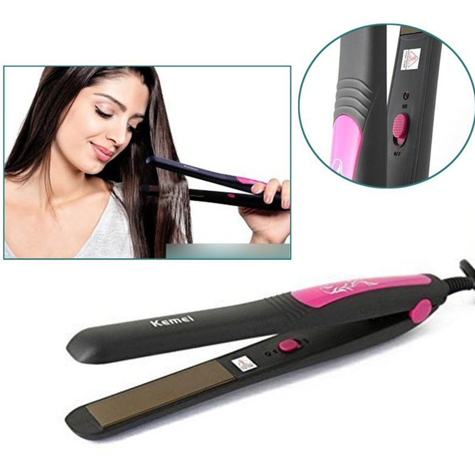 Hair Straightener KM-328 - Image 5