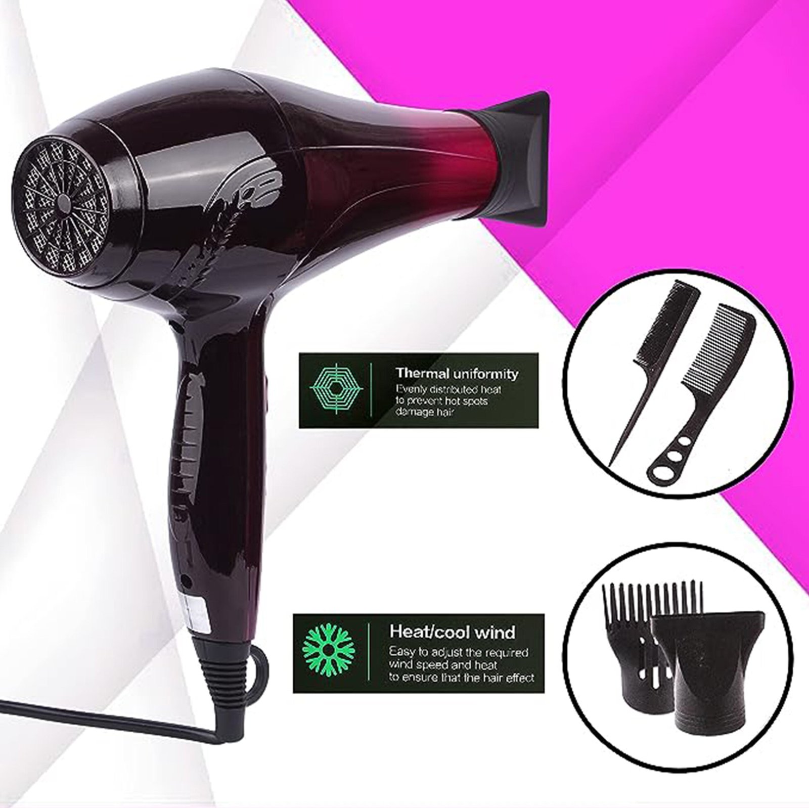 Hair Dryer Rocklight RL-HD6004 3500W - Image 4