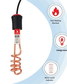 Immersion Rod Shockproof Water Heater Brass with 1 Year Warranty