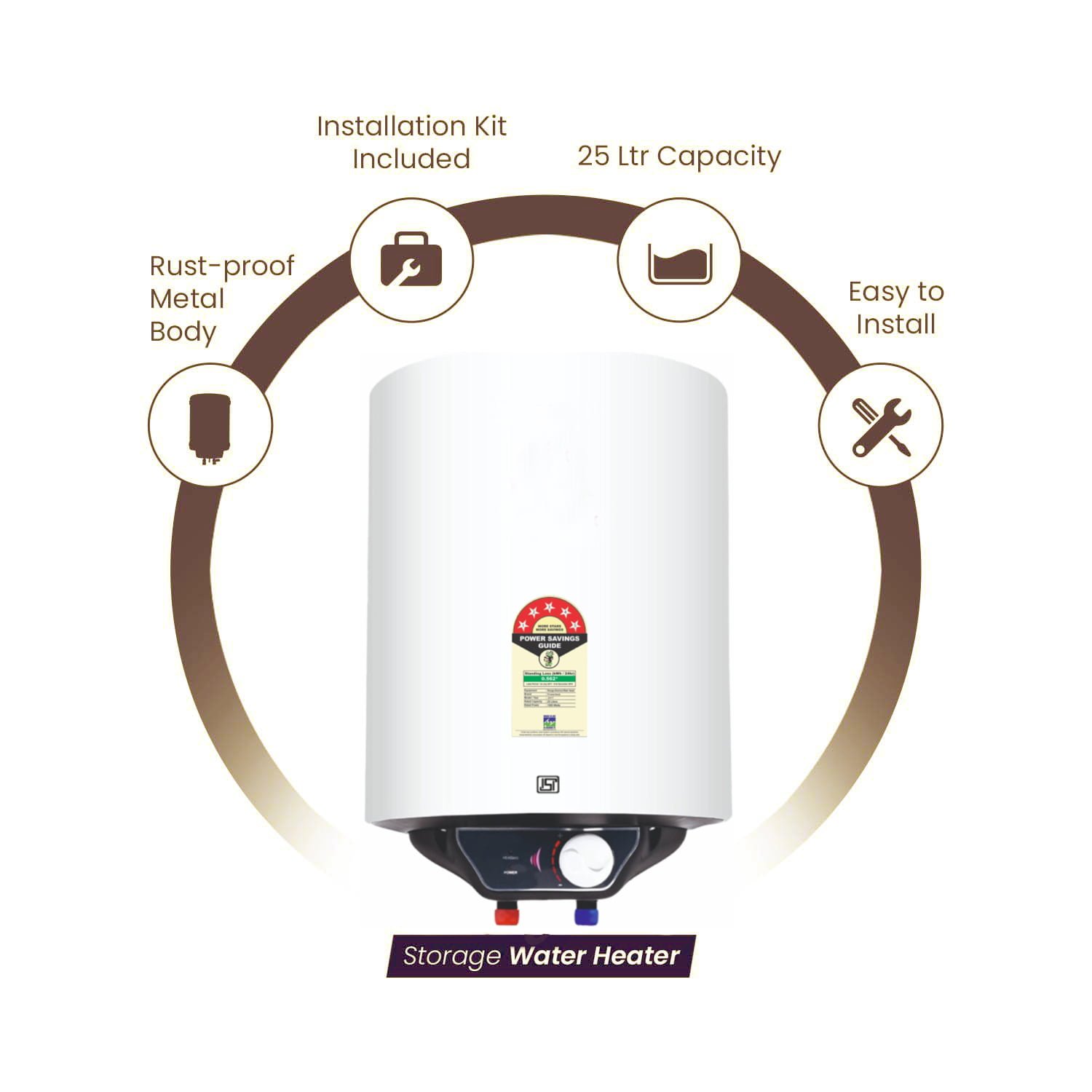 AVENGER METEL GEYSER 2 YEAR WARRANTY - Image 2