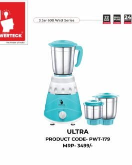 ULTRA 600W. 3JAR MIXER GRINDER