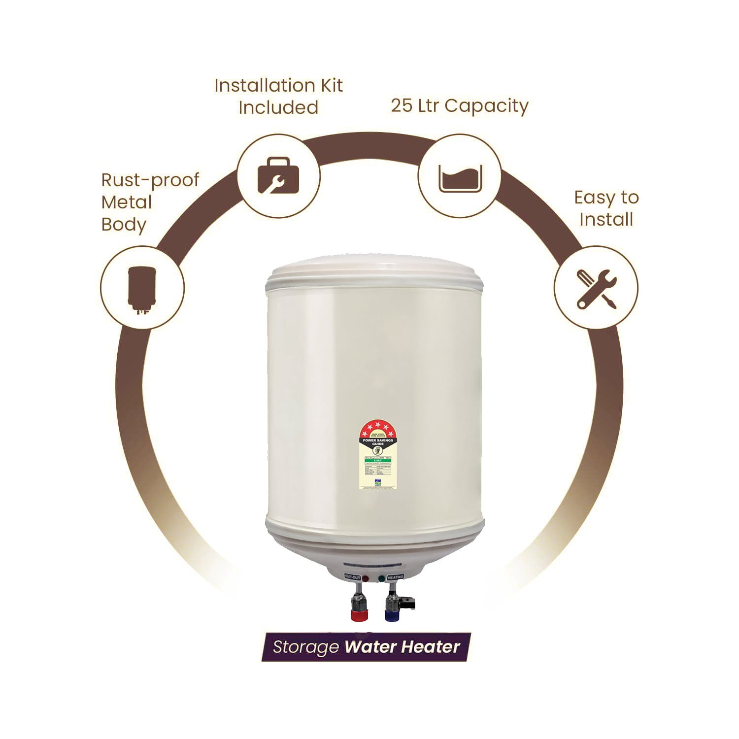 FULL METEL GEYSER 2 YEAR WARRANTY - Image 2